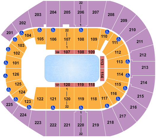 Simmons Bank Arena Disney On Ice Seating Chart